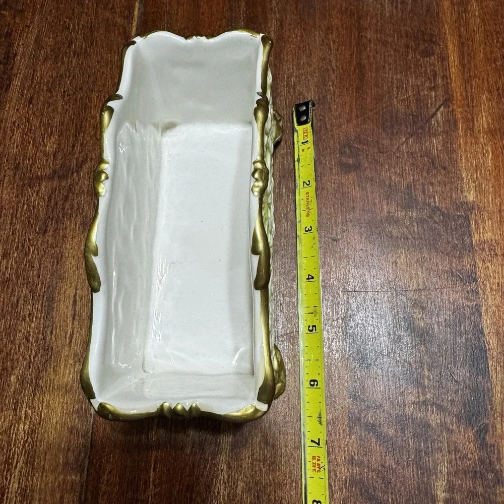 Lady Jayne LTD Rectangular Ceramic Planter/Trinket‎ Holder-Handcrafted in China